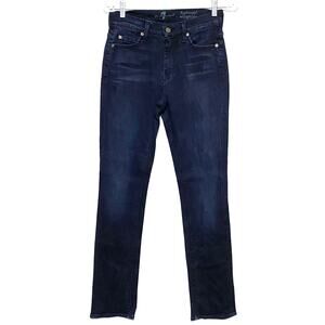 7 For All Mankind Jeans High Waist Straight Leg Women 27 Stretch Casual Normcore